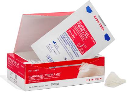 ETHICON	Surgicel Fibrillar 1963 4 x 4 in (each)